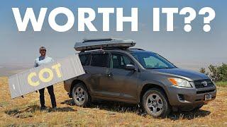 Can You Sleep on a Cot in an SUV? (And SHOULD You??)