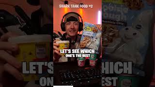 Part 2 trying every food from the TV show Shark Tank...who makes the best cookie dough? #shorts