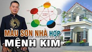 MÀU SƠN NHÀ Cho Người MỆNH KIM, Hợp Tuổi Và Thuận Phong Thủy, Đón Tài Lộc