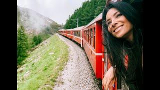 O calatorie de poveste cu trenul Bernina Express prin Alpii elvetieni