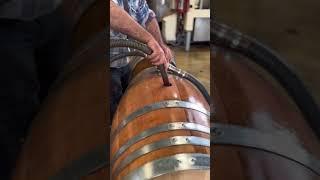 Wine-Searcher - Winemaking Project - Barrel Filling #barriques #frenchoak #newbarrel #syrah