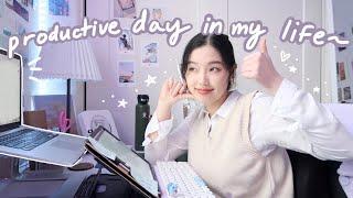 day in my life vlog: get (kinda) productive with me :D