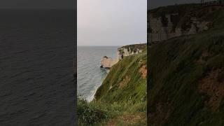 Breathtaking 360° View from the Cliffs of Étretat  #francetravel #europe #travelvlog #cliff
