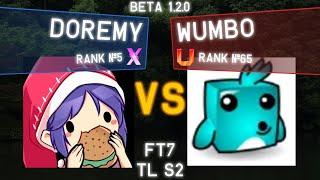 TETR.IO - Doremy (Rank #5) vs. Wumbo (Rank #65) - TETR.IO High Level Replays