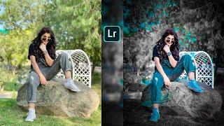 Black And Blue Effect Lightroom Photo Editing || Lr Photo Editing || Photo Editing Lightroom ||