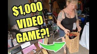 MY BEST GARAGE SALE FIND EVER! / Live Video Game Hunting