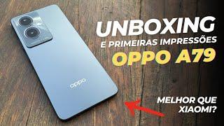 Unboxing do OPPO A79 5G - Melhor opção da categoria!?