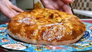 Просто СМЕШАЙТЕ тесто ложкой! Потрясающе вкусные ЛЕПЕШКИ с творогом и зеленью