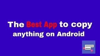 Copy text from any app & pictures: Instagram, Youtube, Facebook, Twitter