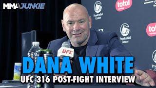 Dana White reacts to UFC 316 results, says Jon Jones agreed to Tom Aspinall fight