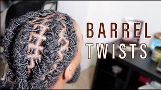 RETWIST & STYLE ON BABY LOCS | Barrel Twists