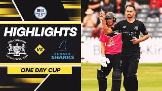 GLOUCESTERSHIRE THRASH SHARKS BY EIGHT WICKETS | One Day Cup Highlights