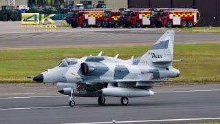 McDonnell Douglas A-4N Skyhawk II from Top Aces C-FGYL arrival at RAF Fairford RIAT 2024 AirShow