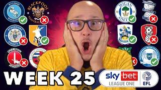 2024/25 League 1 - Matchday #25 Predictions