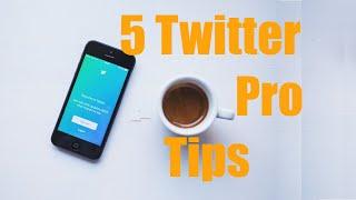 5 Twitter Pro Tips For Organic Growth