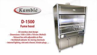 Kambic, Fume hood type D-1500