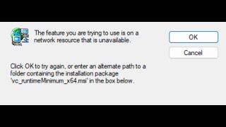 Fix Error The Feature You Are Trying To Use Is On A Network Resource That Is Unavailable