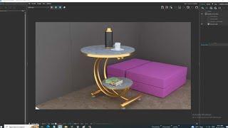 3ds Max Tutorials, How to Texture a Designer Coffee Table from Scratch for Beginners