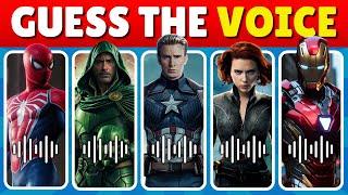 Guess The AVENGERS Character By Voice | Guess The Voice Quiz | Spider-man, Iron-man, Thor, Marvel