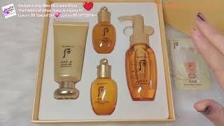 Bộ kem nền trang điểm BB Cream Whoo vàng The History of Whoo GongJinHyang Mi Luxury BB Special Set