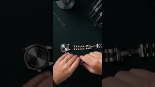 Switch up your style in seconds with the Tissot Gentleman. #StrapChange #WatchAesthetic #ASMR
