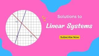 Solving Linear Systems Graphically