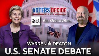 Elizabeth Warren vs. John Deaton Massachusetts Senate debate