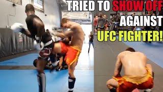 This is Why You Never Ever Try To Humiliate An MMA Fighter During Sparring!