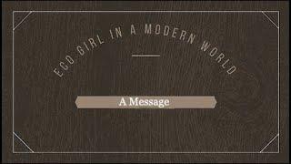 Eco Girl in a Modern World – A Message