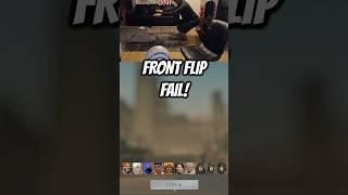 The front flip valid or nah? #fail #streamer #valorant