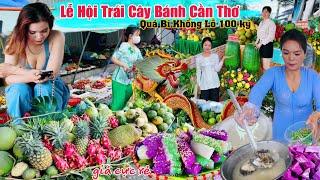 Lễ Hội Trái Cây Bánh Cần Thơ cực rẻ gặp hót gơ bán khô Chợ Tân Lộc Đông