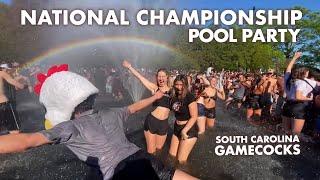 A Photojournalist's View:  NCAA Championship Pool Party