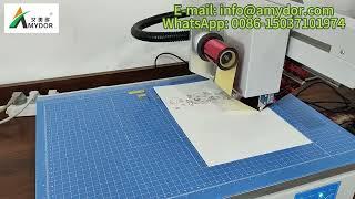 Automatic Digital Flat Bed Foil Printer 3025,Hot stamping of patterns on A4 A3 papers,