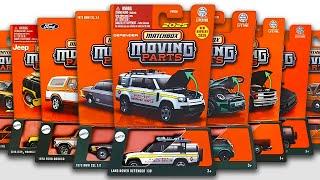 Showcase - 2025 Matchbox Moving Parts Complete Mixes, Land Rover Defender 130, Mini Cooper SE & More