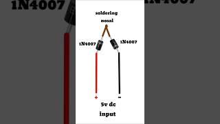 1N4007 diode use soldering iron#viralshort #shortsfeed #Rahul SAROJ SC #shots