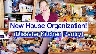 KITCHEN CLEAN AND ORGANIZE // PANTRY ORGANIZATION // ORGANIZE NEW HOUSE