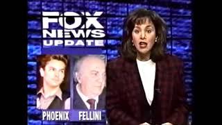 River Phoenix and Federico Fellini Halloween 1993 Death Announcement Fox News Rosanna Scotto