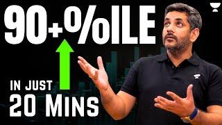 Achieve 90+ Percentile in Quant Within 20 mins | Saral Nashier