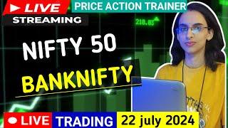 Live Trading | Banknifty / Nifty Options | 22 julyTrading #trading #nifty #livetrading