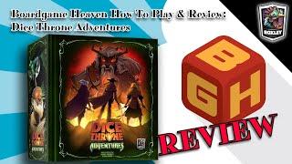 Boardgame Heaven How To Play & Review 172: Dice Throne Adventures (Roxley Games)