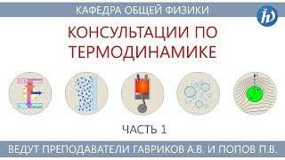 Консультация по термодинамике. Часть 1. Билеты 1-10