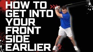 #1 Drill To Get Into Your Front Side In The Golf Swing!