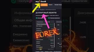 myfxbook статистика долларового счёта за 15 дней торговли #trading #forextrades #forextrader