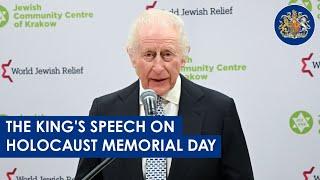 The King's speech on Holocaust Memorial Day