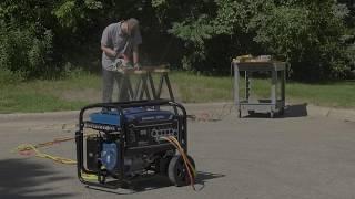 Powerhorse Portable Generator - 9000 Surge Watts, 7250 Rated Watts, Electric Start, EPA Compliant