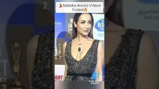 Malaika Arora's V-Neck Trolled#shorts