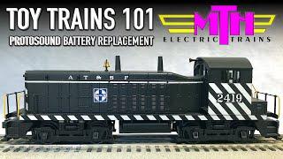 Toy Trains 101 How to Replace the Battery on MTH Protosound Engines