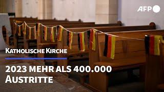 Katholische Kirche: Mehr als 400.000 Austritte im vergangenen Jahr | AFP