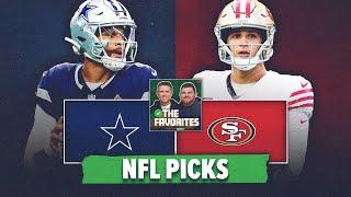 Dallas Cowboys vs San Francisco 49ers BEST BETS! NFL Picks & Predictions | The Favorites Podcast