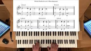 Faszination Orgelimprovisation - Basisübung 17: Modaler Satz - Farbdissonanzen (7, 9)